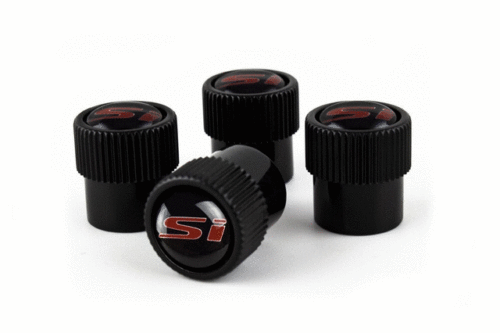 Genuine Honda Civic Si Valve Stem Cap Black PRL Motorsports