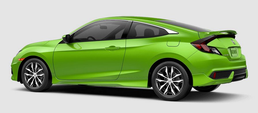 Genuine Honda 2016-2021 Civic Coupe Side Underbody Spoilers 