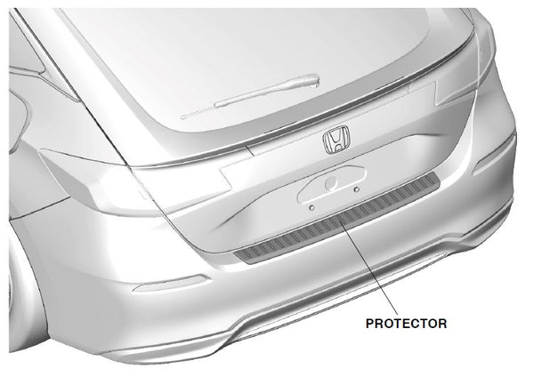 08P01-TVA-100 - Genuine Honda Rear Bumper Protector