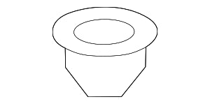Honda Genuine Honda 74172-SD4-020 Radiator Mounting (Lower) Cushion