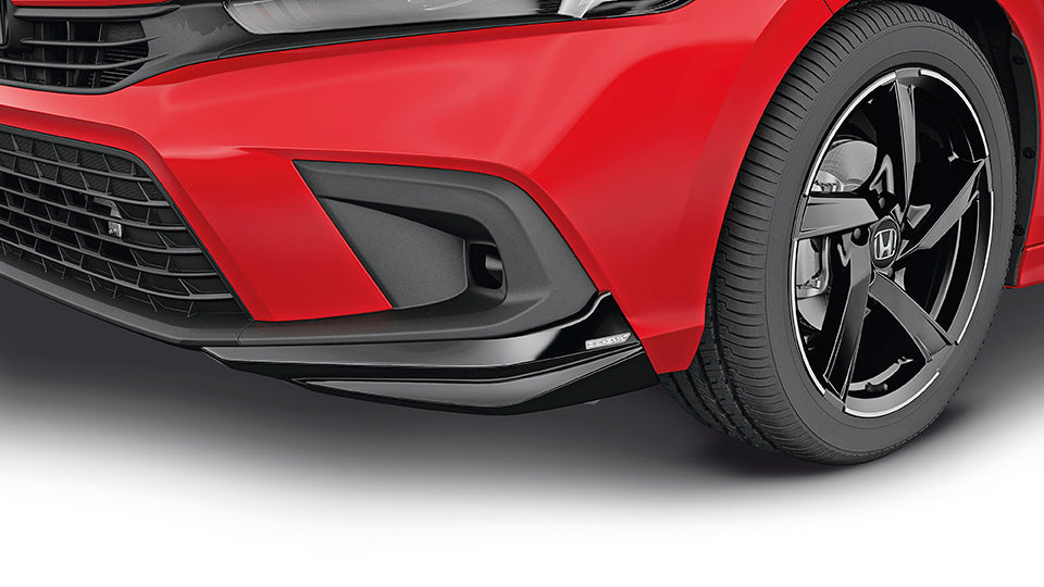 Genuine Honda Civic 2022+ HPD Front Underbody Spoilers, Berlina Black
