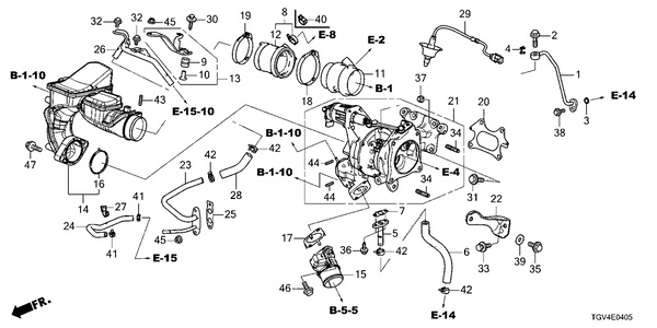 15535 Rpy G00 Genuine Honda Oil Feed Pipe Orifice Banjo Bolt 15532-RPY-G00 | PRL ...