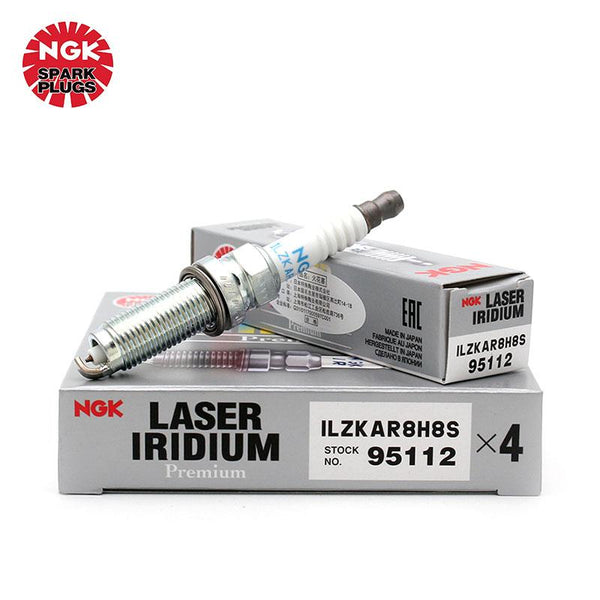 NGK Laser Iridium Spark Plug ILZKAR8H8S Heat Range 8 PRL Motorsports 95112